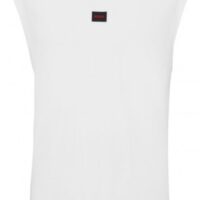 Hugo Ärmelloses Top Dankto232 aus Baumwoll-Jersey mit Logo-Label weiß 127 Hugo Ärmelloses Top Dankto232 aus Baumwoll-Jersey mit Logo-Label weiß 127