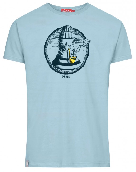 Derbe Matrosenmöwe Herren T-Shirt hellblau Nachhaltig 0161 Derbe Matrosenmöwe Herren T-Shirt hellblau Nachhaltig 0161