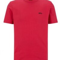 Bosss Regular-Fit T-Shirt Tee Curved aus Bio-Baumwolle mit Logo pink 660