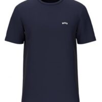 Bosss Regular-Fit T-Shirt Tee Curved aus Bio-Baumwolle mit Logo dunkelblau 404