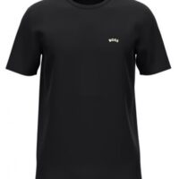 Bosss Regular-Fit T-Shirt Tee Curved aus Bio-Baumwolle mit Logo schwarz 003