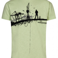 Derbe Hafenschiffer Herren T-Shirt Nachhaltig grün laurel green 0550 Derbe Hafenschiffer Herren T-Shirt Nachhaltig grün laurel green 0550