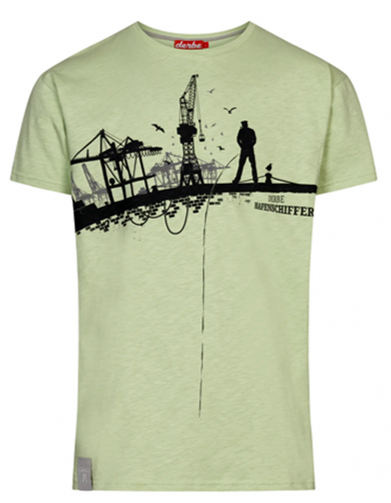 Derbe Hafenschiffer Herren T-Shirt Nachhaltig grün laurel green 0550 Derbe Hafenschiffer Herren T-Shirt Nachhaltig grün laurel green 0550