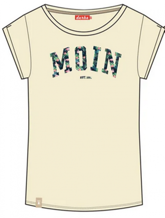 Derbe Flamoin Damen T-Shirt Moin Farbe 023 off white Derbe Flamoin Damen T-Shirt Moin Farbe 023 off white
