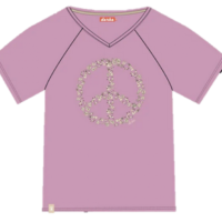 Derbe Peace Damen T-Shirt pink-mauve 0350 Derbe Peace Damen T-Shirt pink-mauve 0350