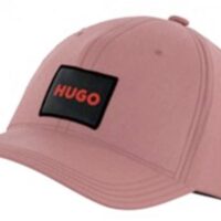 Hugo Cap Men-X 581-RL aus Baumwoll-Twill mit rotem Logo-Label rosa 665 Hugo Cap Men-X 581-RL aus Baumwoll-Twill mit rotem Logo-Label rosa 665