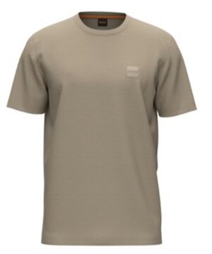 Boss Relaxed-Fit T-Shirt Tales aus Baumwoll-Jersey mit Logo-Aufnäher beige 263
