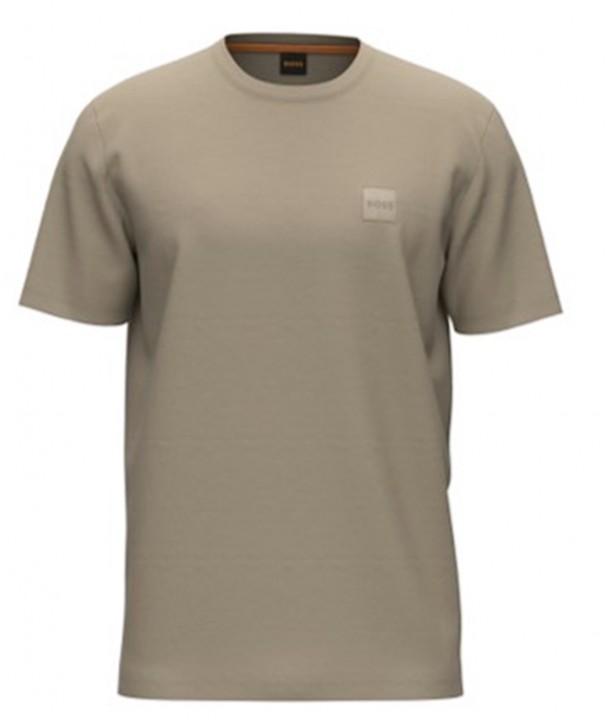 Boss Relaxed-Fit T-Shirt Tales aus Baumwoll-Jersey mit Logo-Aufnäher beige 263 Boss Relaxed-Fit T-Shirt Tales aus Baumwoll-Jersey mit Logo-Aufnäher beige 263