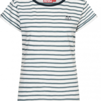Derbe Robbenschnute Damen T-Shirt Blau Weiß Streifenshirt Orion Blue 0160 Derbe Robbenschnute Damen T-Shirt Blau Weiß Streifenshirt Orion Blue 0160