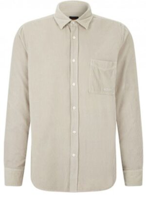 Hugo Boss  Herren Cordhemd Relegant 5 Regular-Fit grau 090