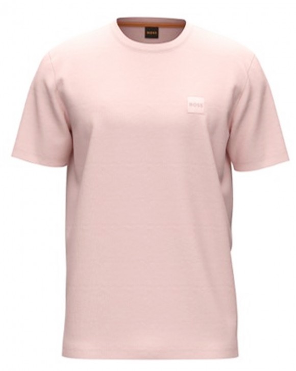 Boss Relaxed-Fit T-Shirt Tales aus Baumwoll-Jersey mit Logo-Aufnäher rosa 694 Boss Relaxed-Fit T-Shirt Tales aus Baumwoll-Jersey mit Logo-Aufnäher rosa 694