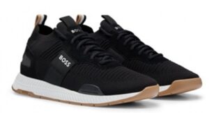 Boss Sock-Sneakers Titanium_Runn_knstA mit REPREVE®-Strick Farbe charcoal 014