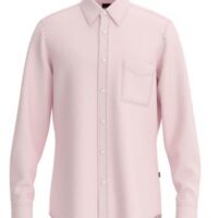 BOSS Regular-Fit Hemd Relegant_6  aus pigmentgefärbter Leinen-Popeline rosa 682 BOSS Regular-Fit Hemd Relegant_6  aus pigmentgefärbter Leinen-Popeline rosa 682