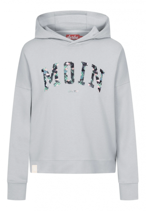 Derbe Flamoin Damen Pullover Hoodie Paloma Grau Moin 0910 Derbe Flamoin Damen Pullover Hoodie Paloma Grau Moin 0910
