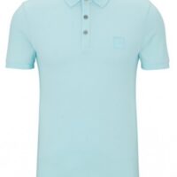 Boss Slim-Fit Poloshirt Passenger aus Stretch-Baumwolle mit Logo-Aufnäher hellgrün 461 Boss Slim-Fit Poloshirt Passenger aus Stretch-Baumwolle mit Logo-Aufnäher hellgrün 461