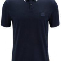 Boss Slim-Fit Poloshirt Passertip aus Stretch-Baumwolle mit Logo-Aufnäher dunkelblau 404 Boss Slim-Fit Poloshirt Passertip aus Stretch-Baumwolle mit Logo-Aufnäher dunkelblau 404