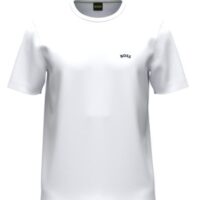 Boss Regular-Fit T-Shirt Tee Curved aus Bio-Baumwolle mit Logo Farbe weiß 102 Boss Regular-Fit T-Shirt Tee Curved aus Bio-Baumwolle mit Logo Farbe weiß 102