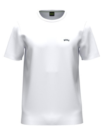 Boss Regular-Fit T-Shirt Tee Curved aus Bio-Baumwolle mit Logo Farbe weiß 102 Boss Regular-Fit T-Shirt Tee Curved aus Bio-Baumwolle mit Logo Farbe weiß 102