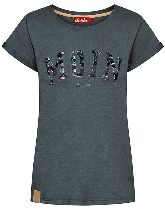 Derbe  Flamoin Damen T-Shirt Blau Orion Blue 0160 Derbe  Flamoin Damen T-Shirt Blau Orion Blue 0160
