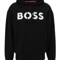 Boss Relaxed-Fit Unisex-Hoodie WebasicHood aus Bio-Baumwolle schwarz 001 Boss Relaxed-Fit Unisex-Hoodie WebasicHood aus Bio-Baumwolle schwarz 001