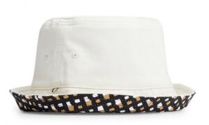 Boss Fischerhut aus Baumwoll-Twill mit Logo-und buntem Innenfutter beige 118r