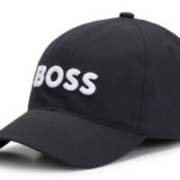 Boss Cap Cap-GOLF aus Stretch-Popeline mit erhabenen Logo-Stickereien schwarz 001