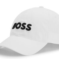 Boss Cap Cap-GOLF aus Stretch-Popeline mit erhabenen Logo-Stickereie weiß 100