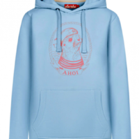 Derbe Matrosenrobbe Damen Hoody Kapuzenpullover Hell Blau Forget Me Not Nachhaltig 0161 Derbe Matrosenrobbe Damen Hoody Kapuzenpullover Hell Blau Forget Me Not Nachhaltig 0161