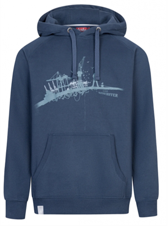 Derbe Hafenschiffer Herren Hoodie Navy Dunkelblau  010 Derbe Hafenschiffer Herren Hoodie Navy Dunkelblau  010
