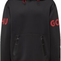 Hugo  Herren Kapuzen Sweatshirt Diavol_X Logo am Ärmel schwarz 001 Hugo  Herren Kapuzen Sweatshirt Diavol_X Logo am Ärmel schwarz 001