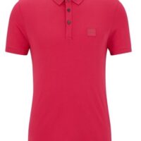 Boss Slim-Fit Poloshirt Passenger aus Stretch-Baumwolle mit Logo-Aufnäher pink 660 Boss Slim-Fit Poloshirt Passenger aus Stretch-Baumwolle mit Logo-Aufnäher pink 660