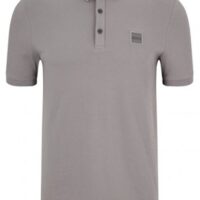 Boss Slim-Fit Poloshirt Passenger aus Stretch-Baumwolle mit Logo-Aufnäher grau 037 Boss Slim-Fit Poloshirt Passenger aus Stretch-Baumwolle mit Logo-Aufnäher grau 037