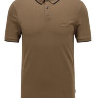 Boss Slim-Fit Poloshirt Passertip aus Stretch-Baumwolle mit Logo-Aufnäher grün 308 Boss Slim-Fit Poloshirt Passertip aus Stretch-Baumwolle mit Logo-Aufnäher grün 308