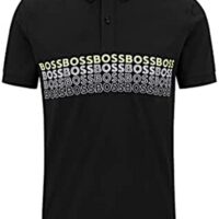 Boss Pavel Poloshirt mit Artwork Print Jersey-Poloshirt Regular Fit schwarz 001 Boss Pavel Poloshirt mit Artwork Print Jersey-Poloshirt Regular Fit schwarz 001