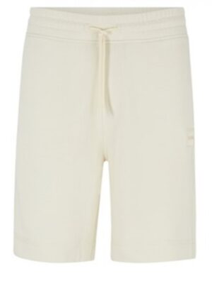 Boss Tunnelzug-Shorts Sewalk aus French Terry mit Logo-Aufnäher beige 277