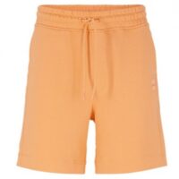 Boss Tunnelzug-Shorts Sewalk aus French Terry mit Logo-Aufnäher orange 833 Boss Tunnelzug-Shorts Sewalk aus French Terry mit Logo-Aufnäher orange 833