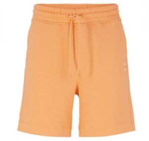 Boss Tunnelzug-Shorts Sewalk aus French Terry mit Logo-Aufnäher orange 833