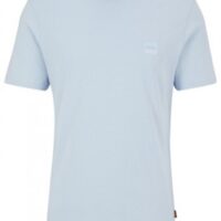 Boss Relaxed-Fit T-Shirt Tales aus Baumwoll-Jersey mit Logo-Aufnäher hellblau 487 Boss Relaxed-Fit T-Shirt Tales aus Baumwoll-Jersey mit Logo-Aufnäher hellblau 487
