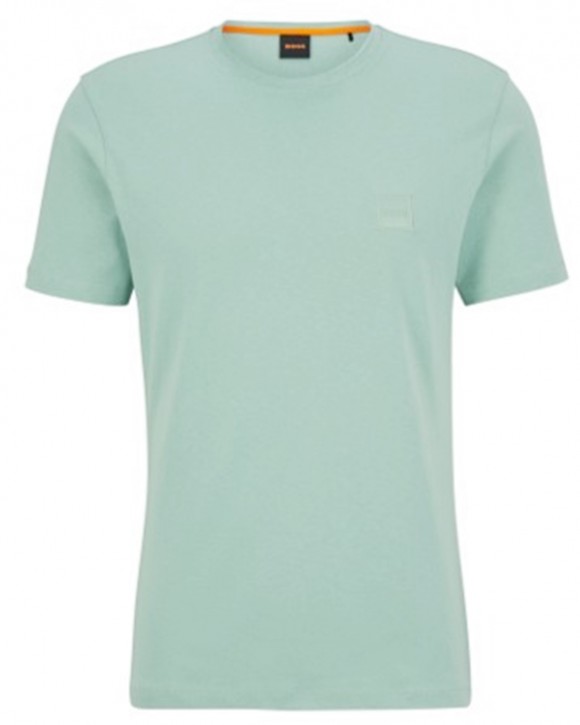 Boss Relaxed-Fit T-Shirt Tales aus Baumwoll-Jersey mit Logo-Aufnäher hellgrün 461 Boss Relaxed-Fit T-Shirt Tales aus Baumwoll-Jersey mit Logo-Aufnäher hellgrün 461