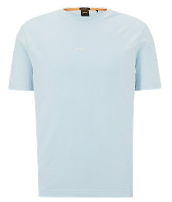 Boss Relaxed-Fit T-Shirt TChup aus Stretch-Baumwolle mit Logo-Print Farbe blau 461 Boss Relaxed-Fit T-Shirt TChup aus Stretch-Baumwolle mit Logo-Print Farbe blau 461