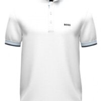 Boss Poloshirt Paddy aus Bio-Baumwolle mit Logo Farbe natur 107 Boss Poloshirt Paddy aus Bio-Baumwolle mit Logo Farbe natur 107