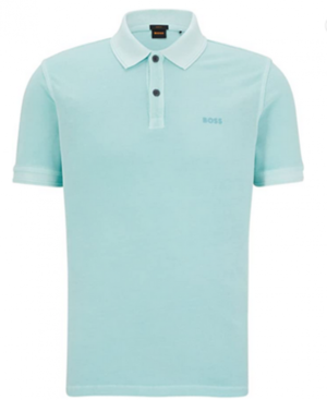 Boss Slim-Fit Poloshirt Prime aus Baumwoll-Piqué Farbe grün 461