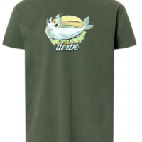 Derbe Herren T-shirt M-04-TS-Fishking kombu green 0540 Derbe Herren T-shirt M-04-TS-Fishking kombu green 0540