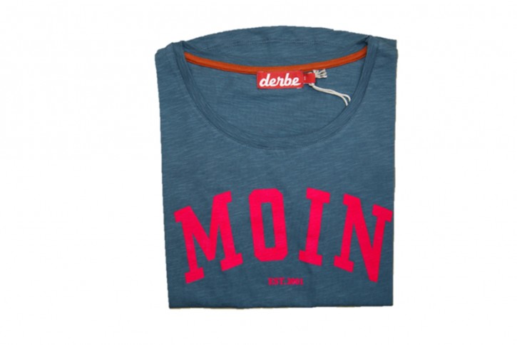Derbe Damen T-Shirt MOIN Farbe Orion Blue 0160 Derbe Damen T-Shirt MOIN Farbe Orion Blue 0160