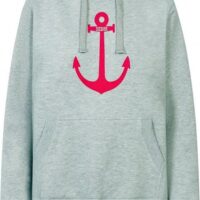 Derbe Damen Hoody Kapuzenpullover Anker w-05-hd-anker-grey melange 021