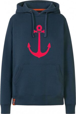 Derbe Damen Hoody Kapuzenpullover Anker w-05-hd-anker-010-navy