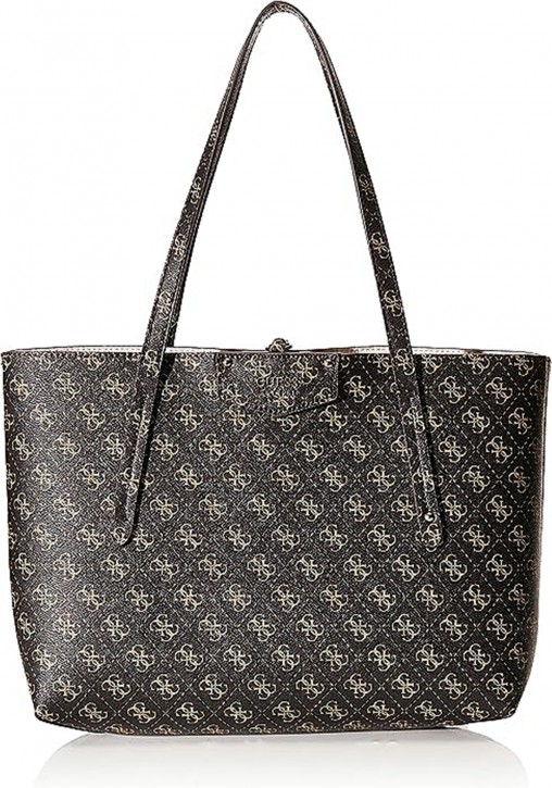Guess Damen Eco Brenton Tragetasche mit 4G Logoprint brown logo Guess Damen Eco Brenton Tragetasche mit 4G Logoprint brown logo