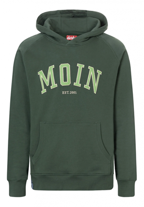 Derbe Moin Herren Hoody Kapuzenpullover Farbe 0540 kombu green Derbe Moin Herren Hoody Kapuzenpullover Farbe 0540 kombu green