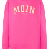 Derbe Damen Rundhals Moin Sweatshirt Baumwolle Nachhaltig 0160 pink glo Derbe Damen Rundhals Moin Sweatshirt Baumwolle Nachhaltig 0160 pink glo