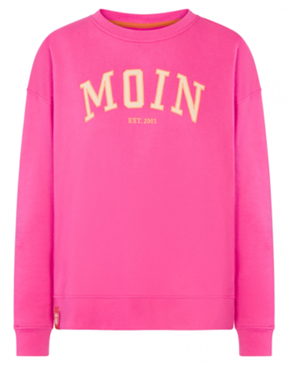 Derbe Damen Rundhals Moin Sweatshirt Baumwolle Nachhaltig 0160 pink glo Derbe Damen Rundhals Moin Sweatshirt Baumwolle Nachhaltig 0160 pink glo